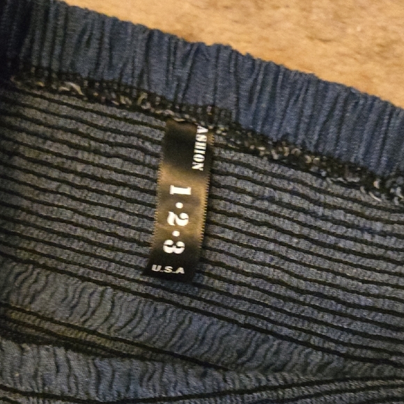 Blue Strapless Maxi Dress/ Skirt Size Small - Picture 5 of 8